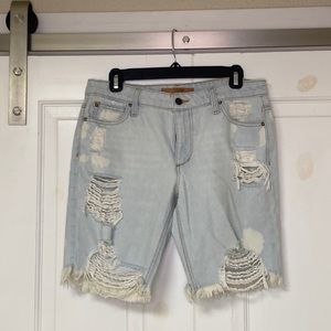 Joe’s Jeans mid-thigh denim shorts